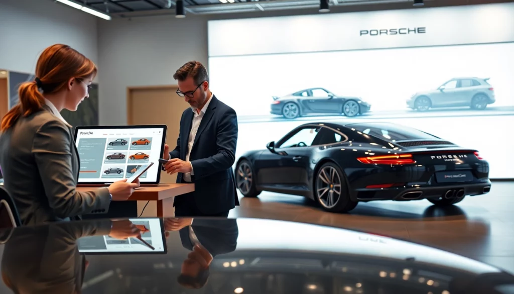 Découvrez l’univers de Porsche.com : modèles, services et exclusivités